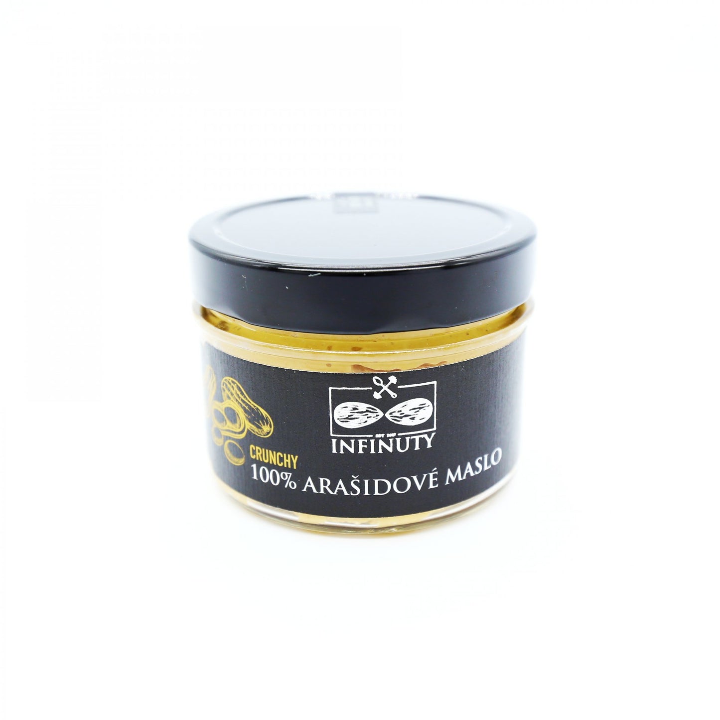 100% arašidové maslo - crunchy 200g