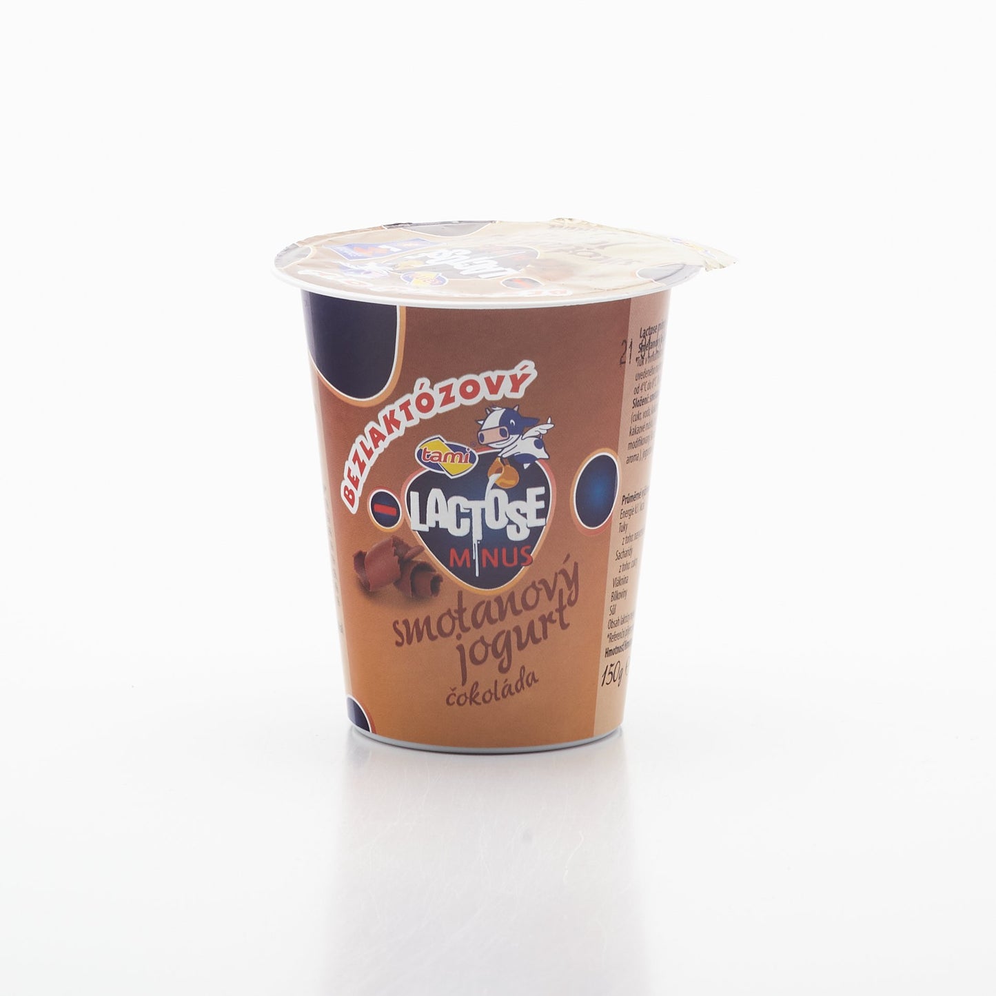 Bezlaktózový smotanový jogurt čoko 150g