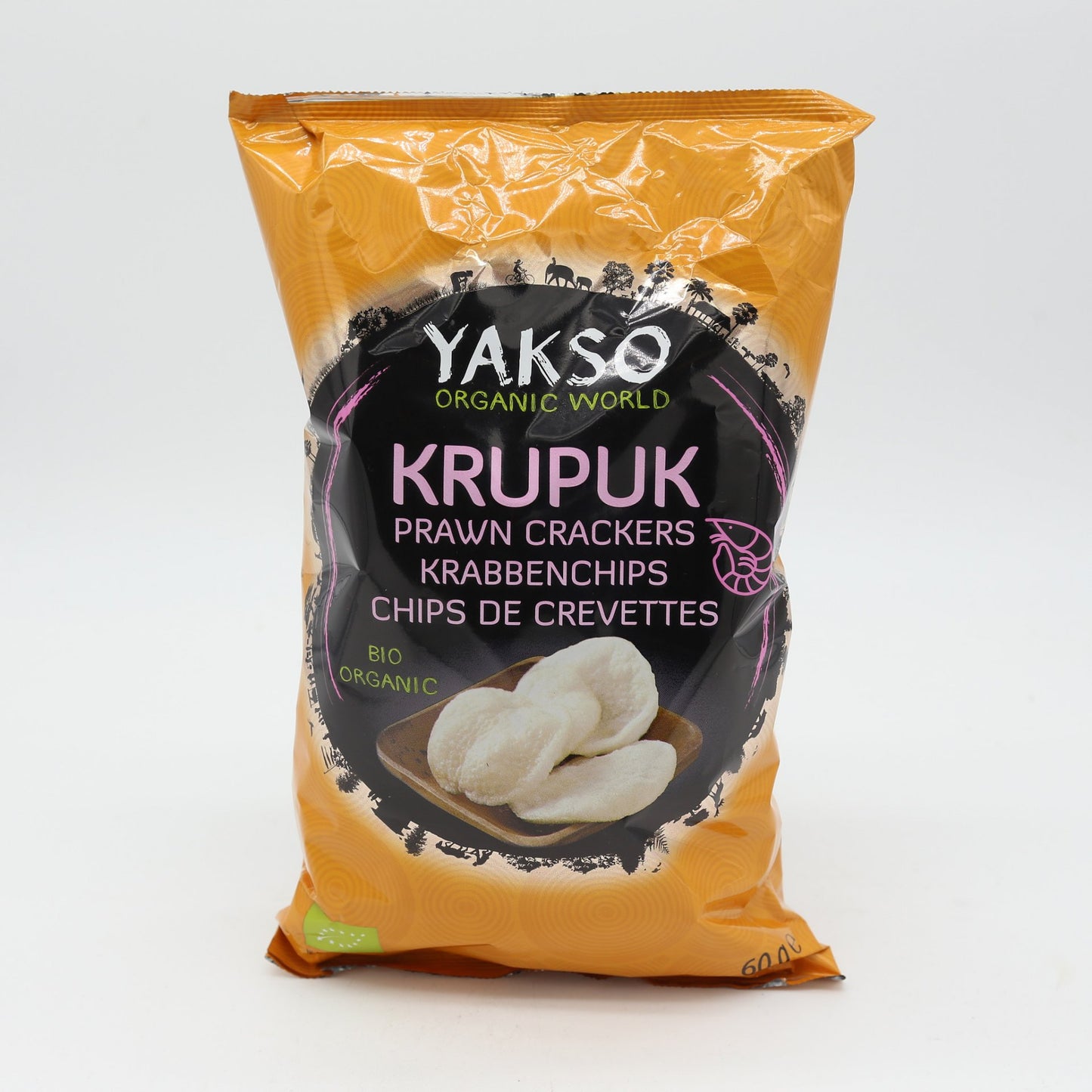 BIO Krupuk lupienky s krevetami 60g