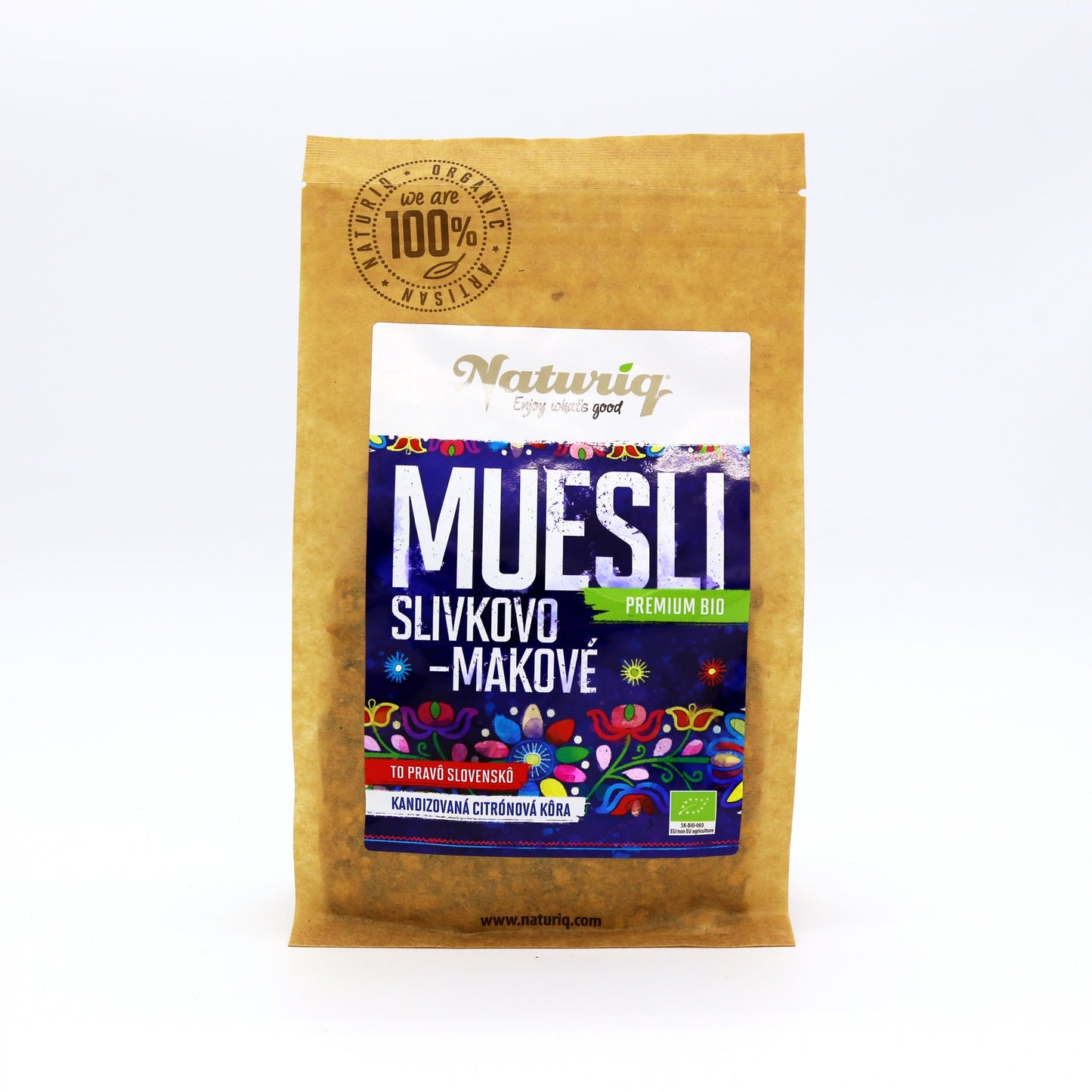 BIO Müsli slivkovo makové premium 400g