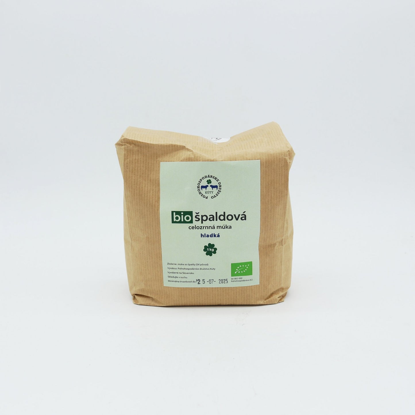 Bio špaldová celozrnná múka hladká 1kg