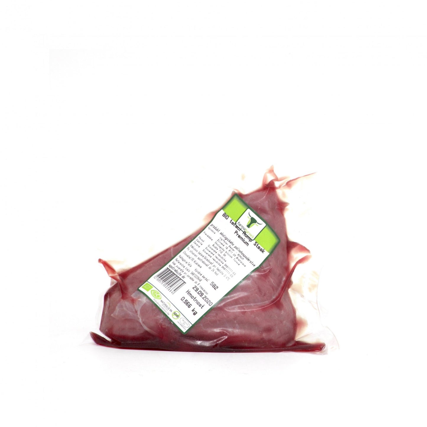 BIO Teľací rump steak premium