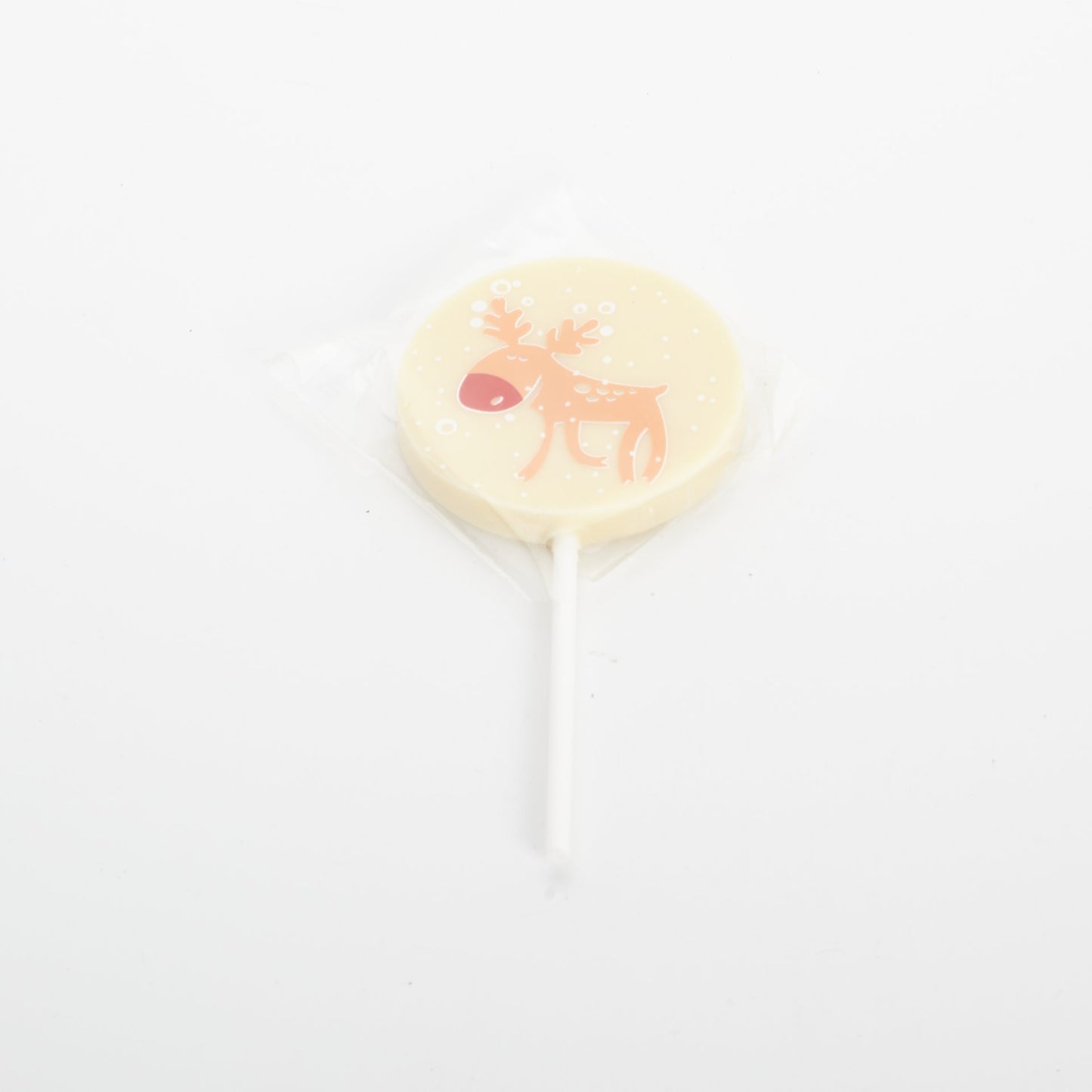 Čokoládová lízanka biela 25g