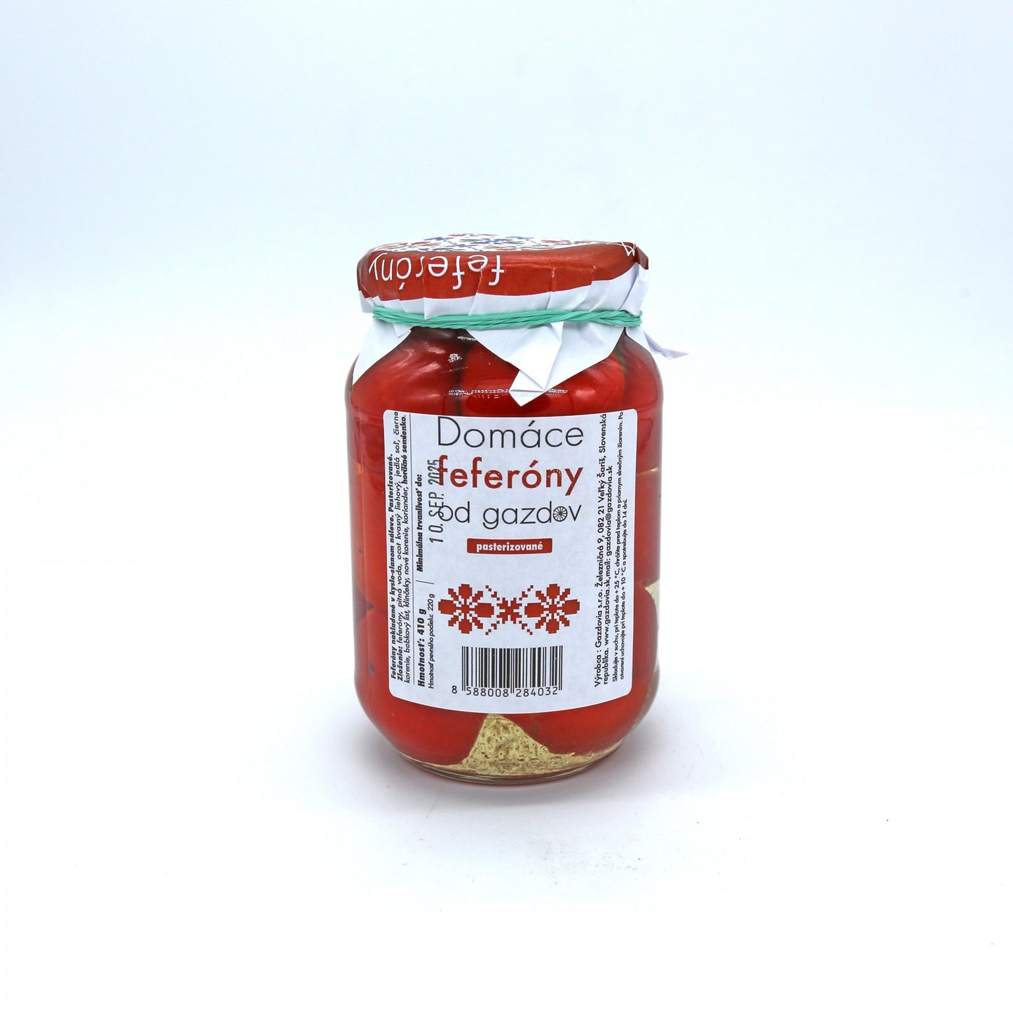 Domáce feferóny od gazdov 410g