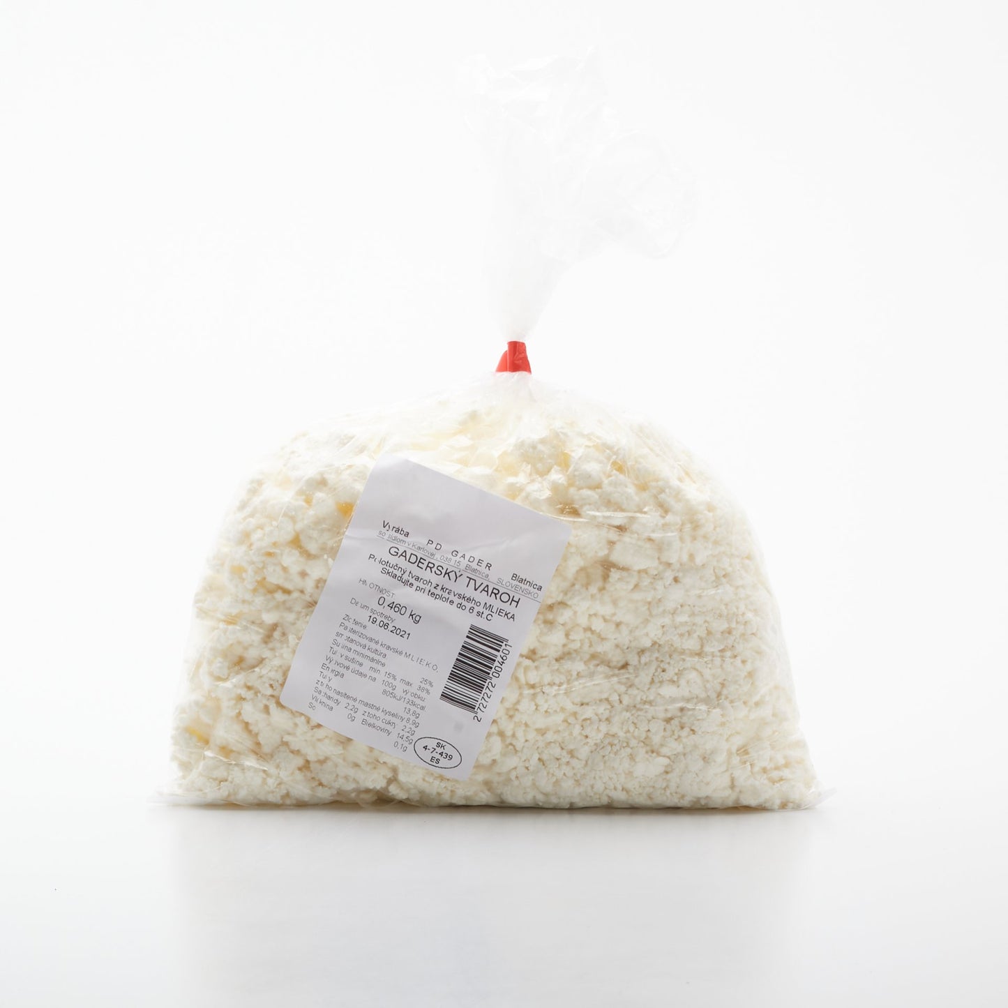 Gader tvaroh mäkký hrudkovitý
