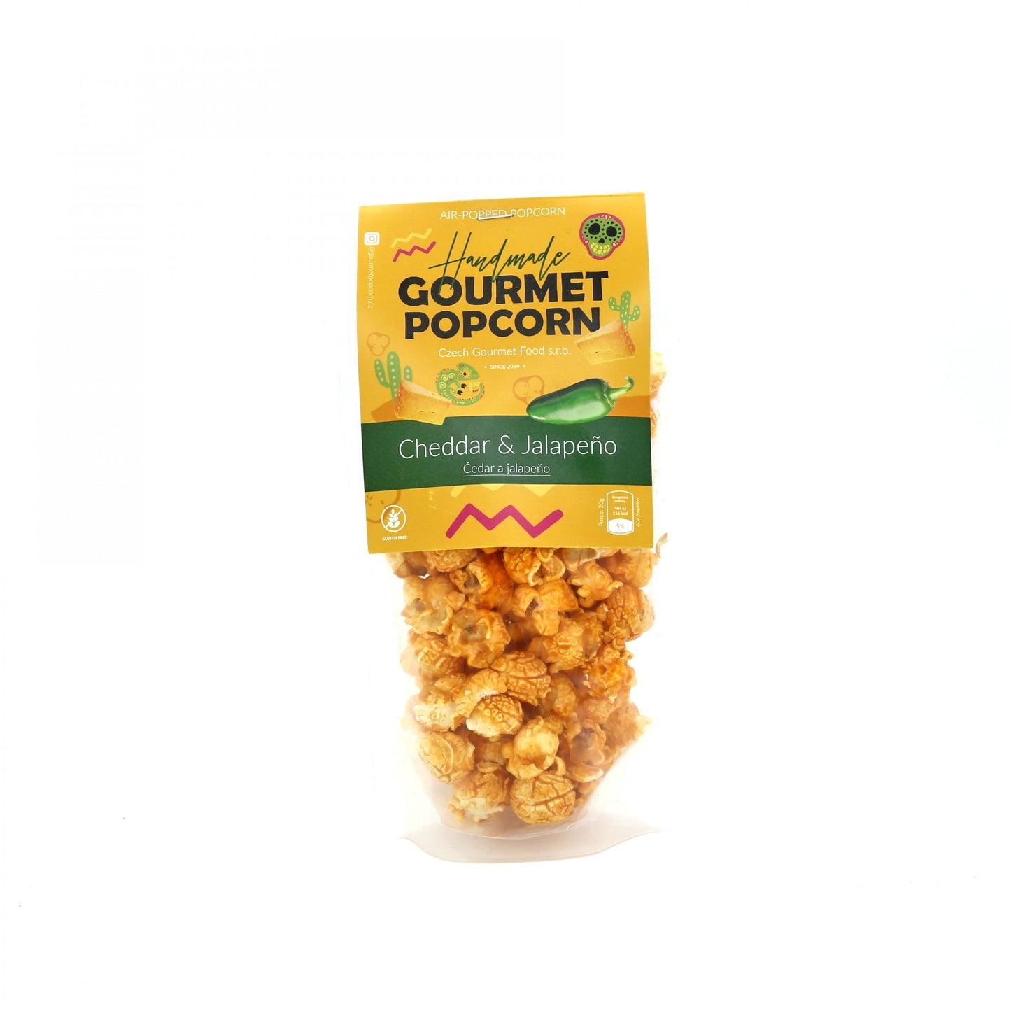 Gourmet Popcorn Čedar a jalapeňo 42g