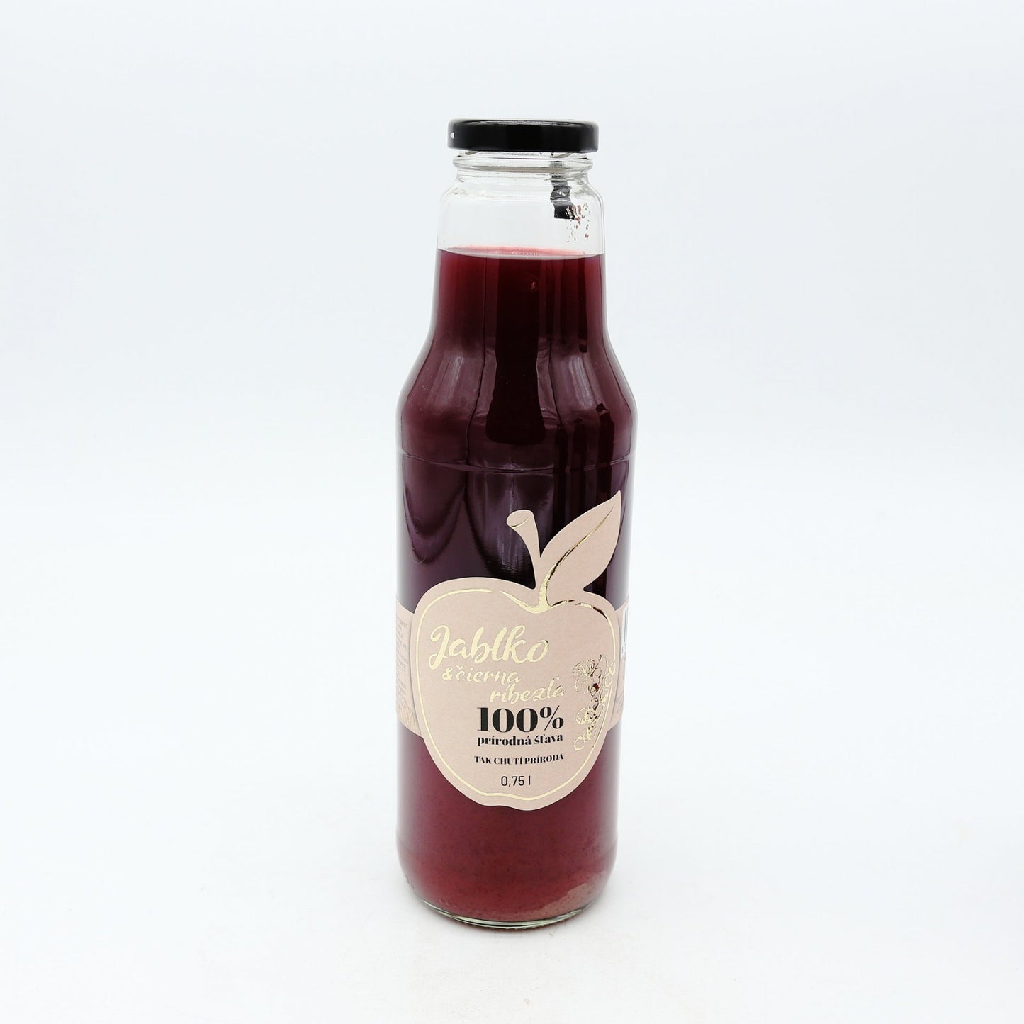 Jablko-čierna ríbezla prírodna šťava