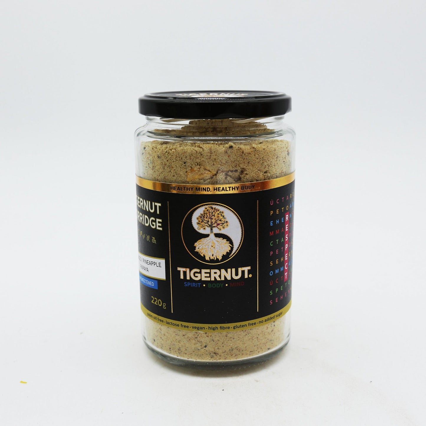 Kaša s mangom, papájou a ananásom 320g