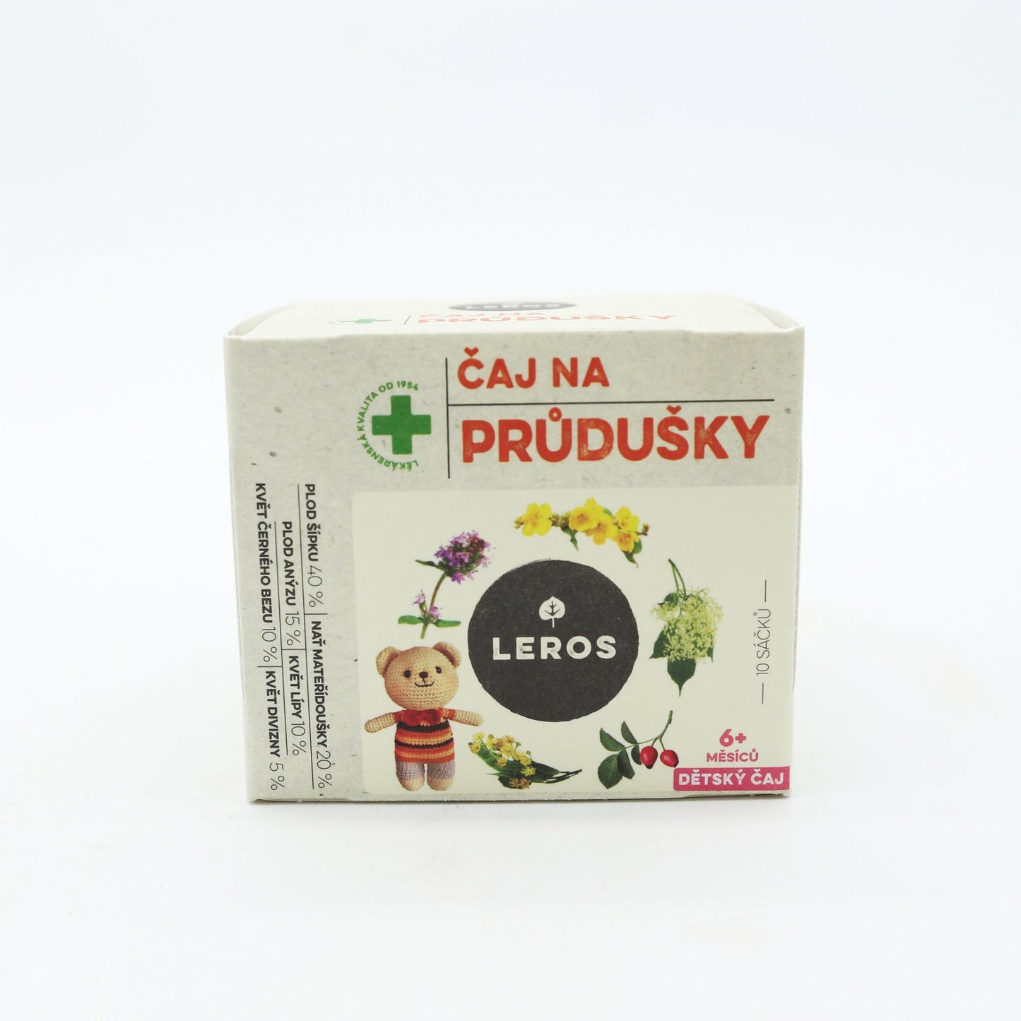 LEROS Detský čaj Na priedušky 15g