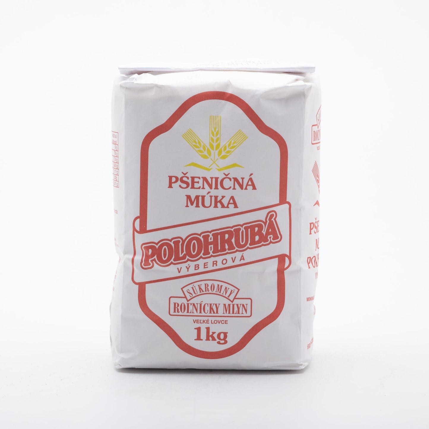 Pšeničná múka polohrubá výberová 1kg