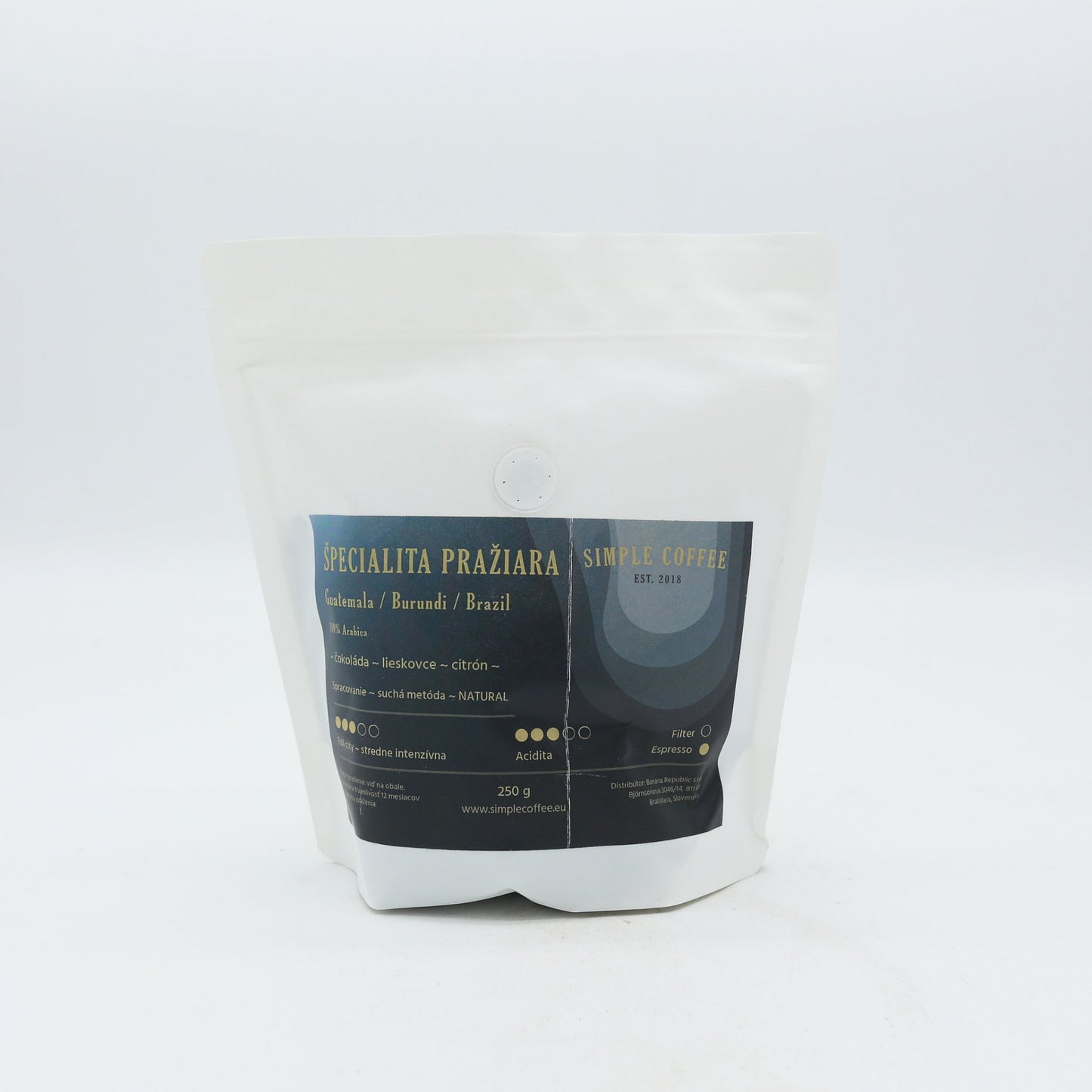 Simply Coffee špeciál pražiara 250g