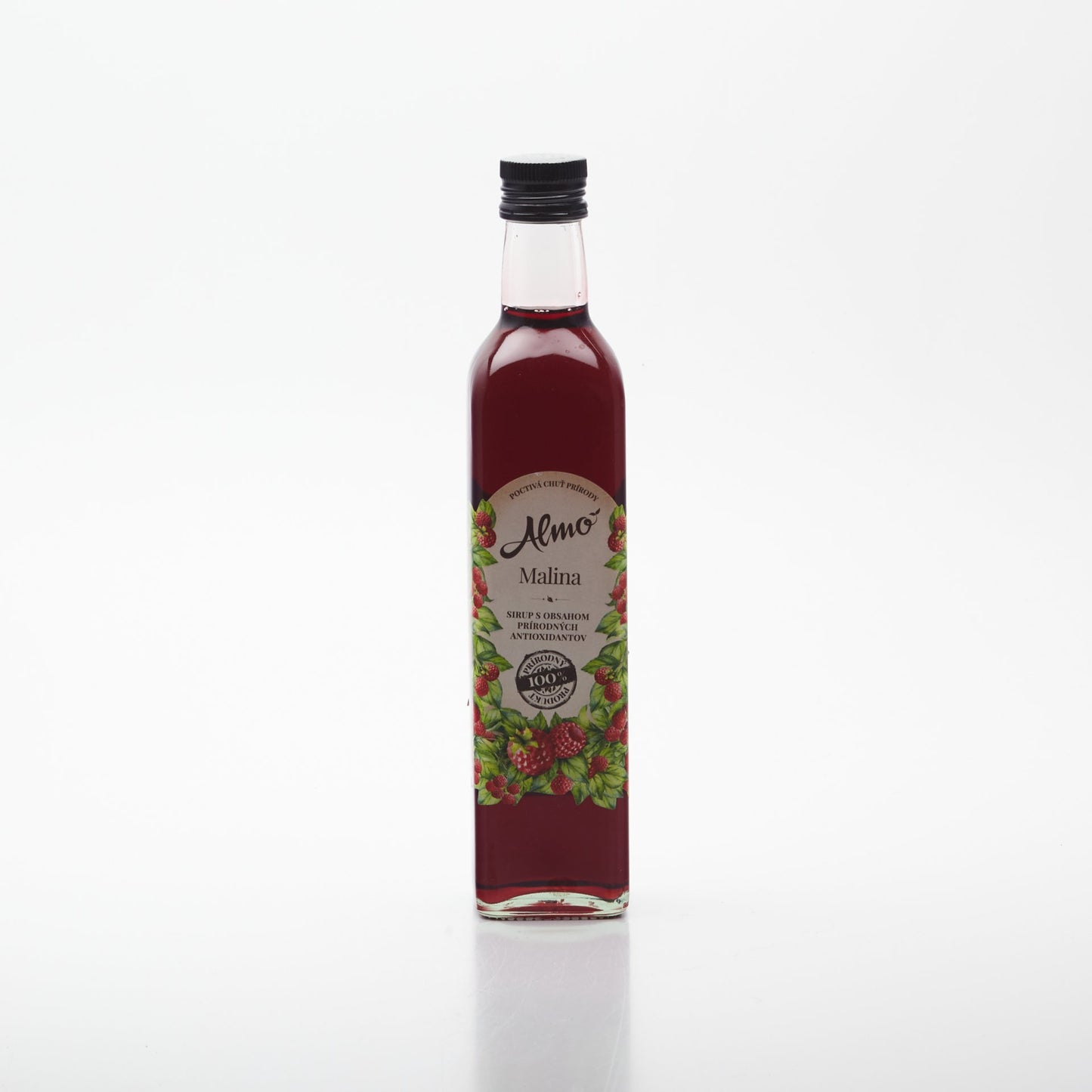 Sirup MALINA s ovocným podiel. 50% 0,5l