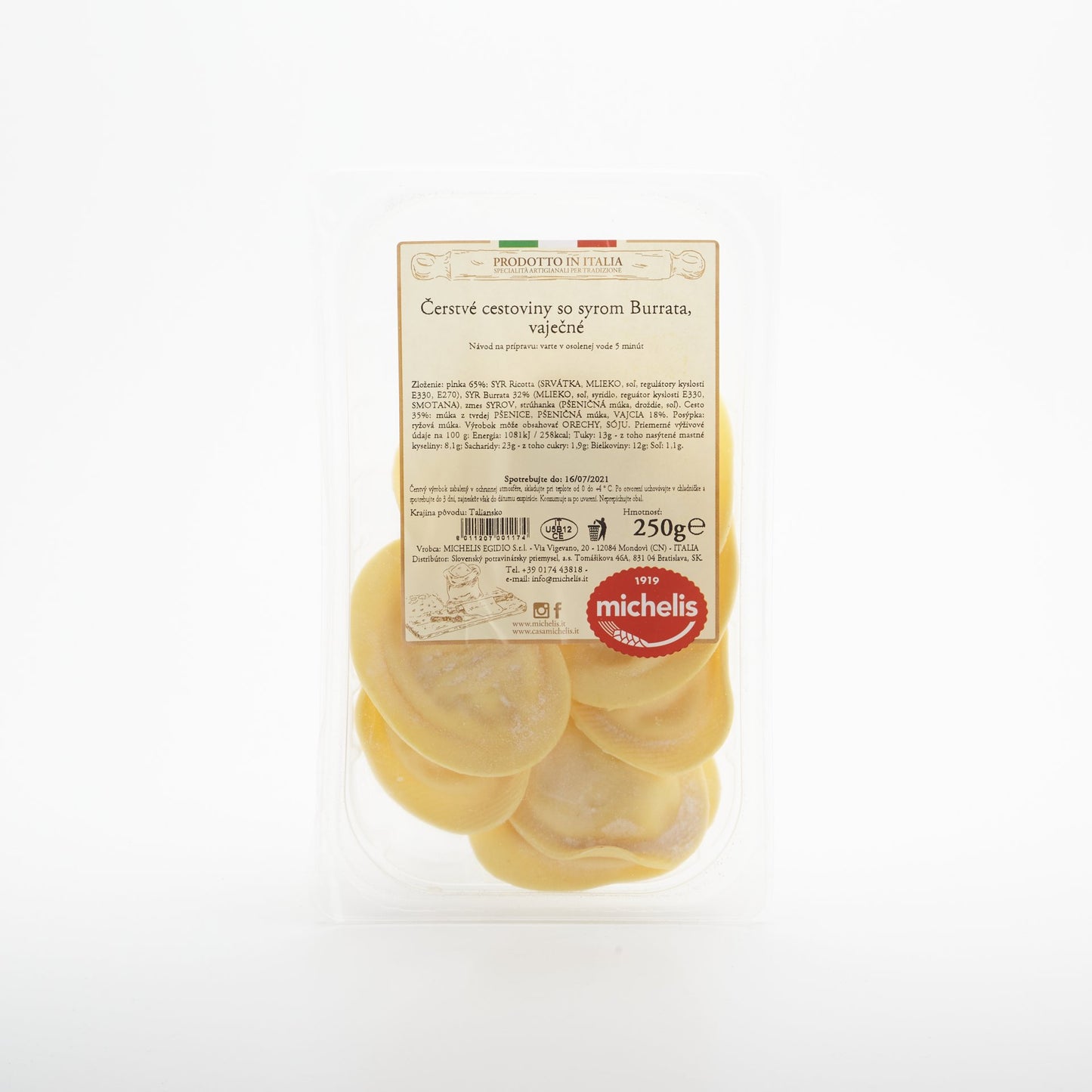 Cestoviny Sombrero s burratou 250g