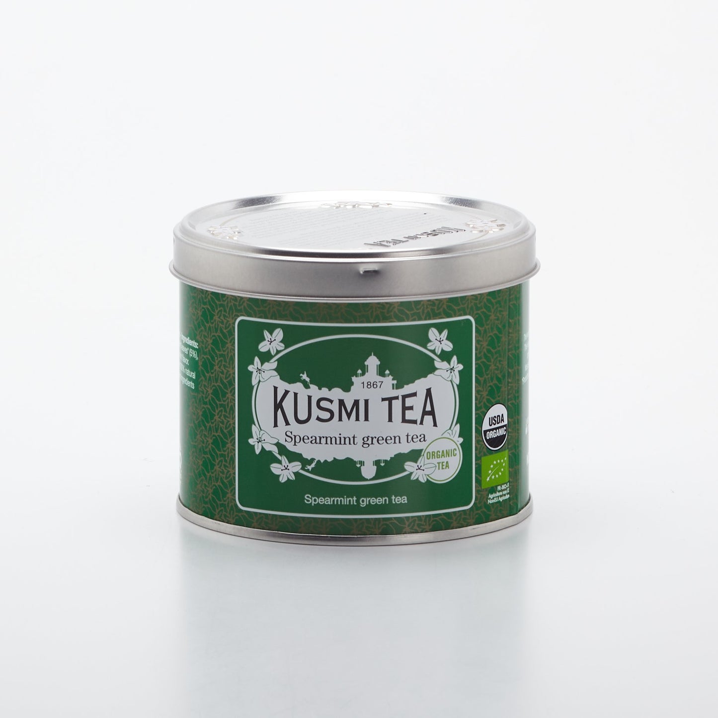 Kusmi BIO Spearmint green plechovka 100g