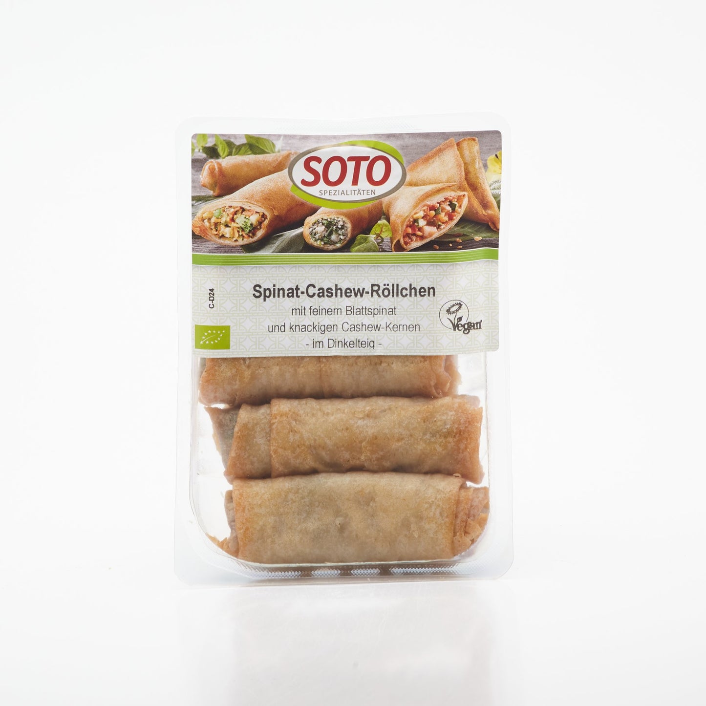 BIO Špenátové kešu rolky 200g