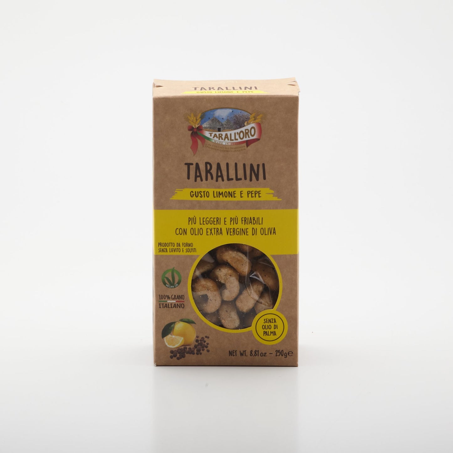 Tarallini Limone e Pepe 250g