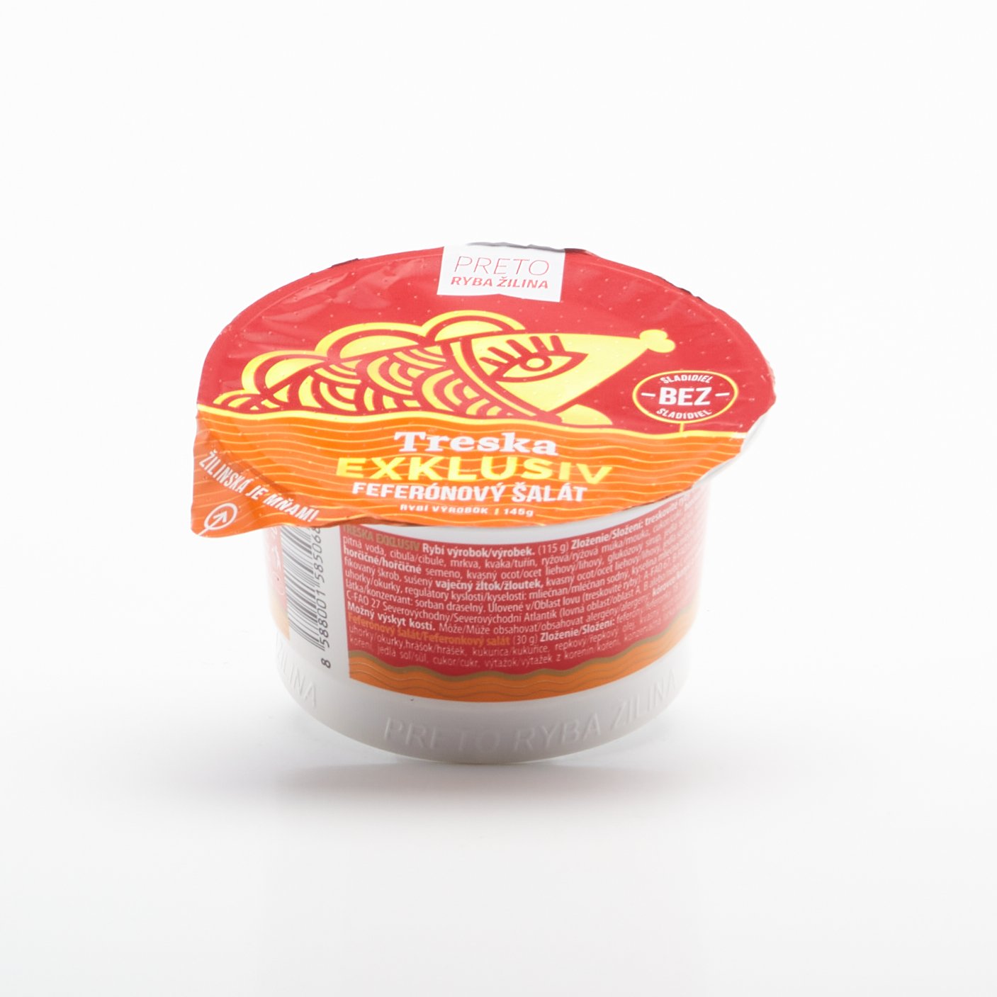 Treska s feferónkovým šalátom 145g