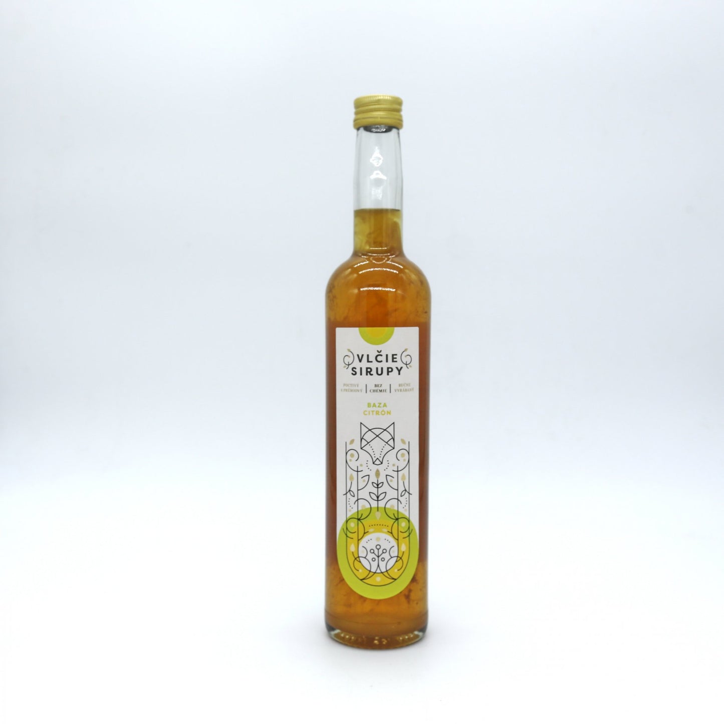 VLČIE SIRUPY Baza - citrón 0,5l