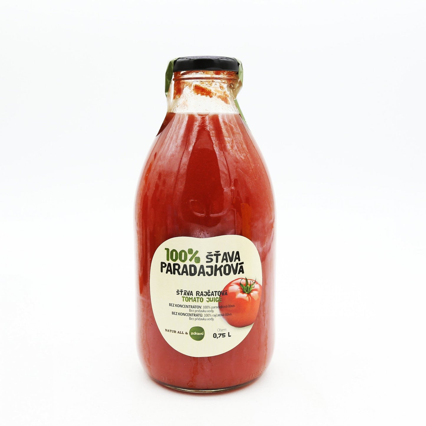 Zdravo šťava paradajková 100% 0,75l