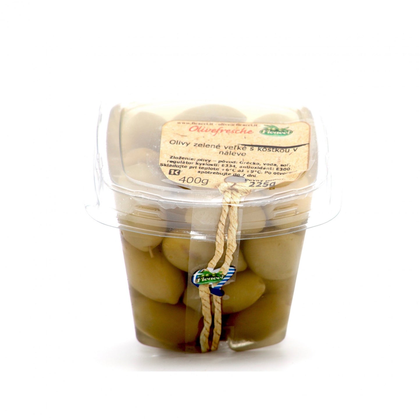 Zelené olivy s kôstkou Chalkidiki 225g