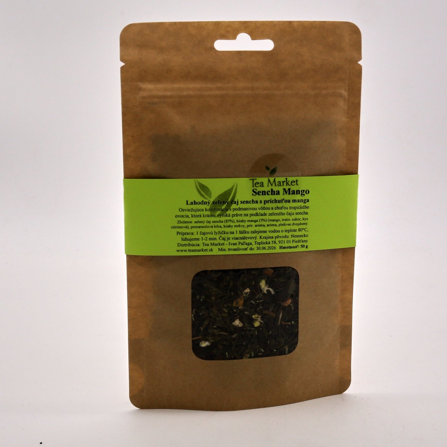 Zelený čaj Sencha Mango 50g