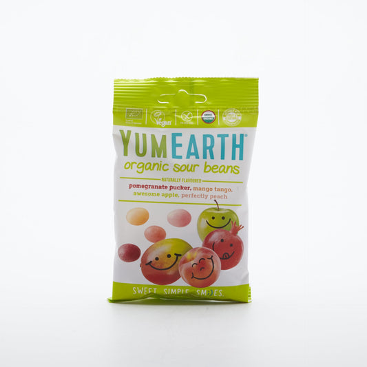 BIO gumené fazuľky YumEarth kyslé 50g