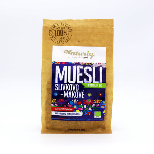 BIO Müsli slivkovo makové premium 400g