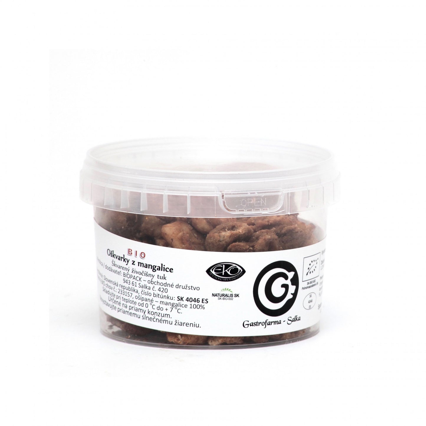 BIO Oškvarky z mangalice 200g