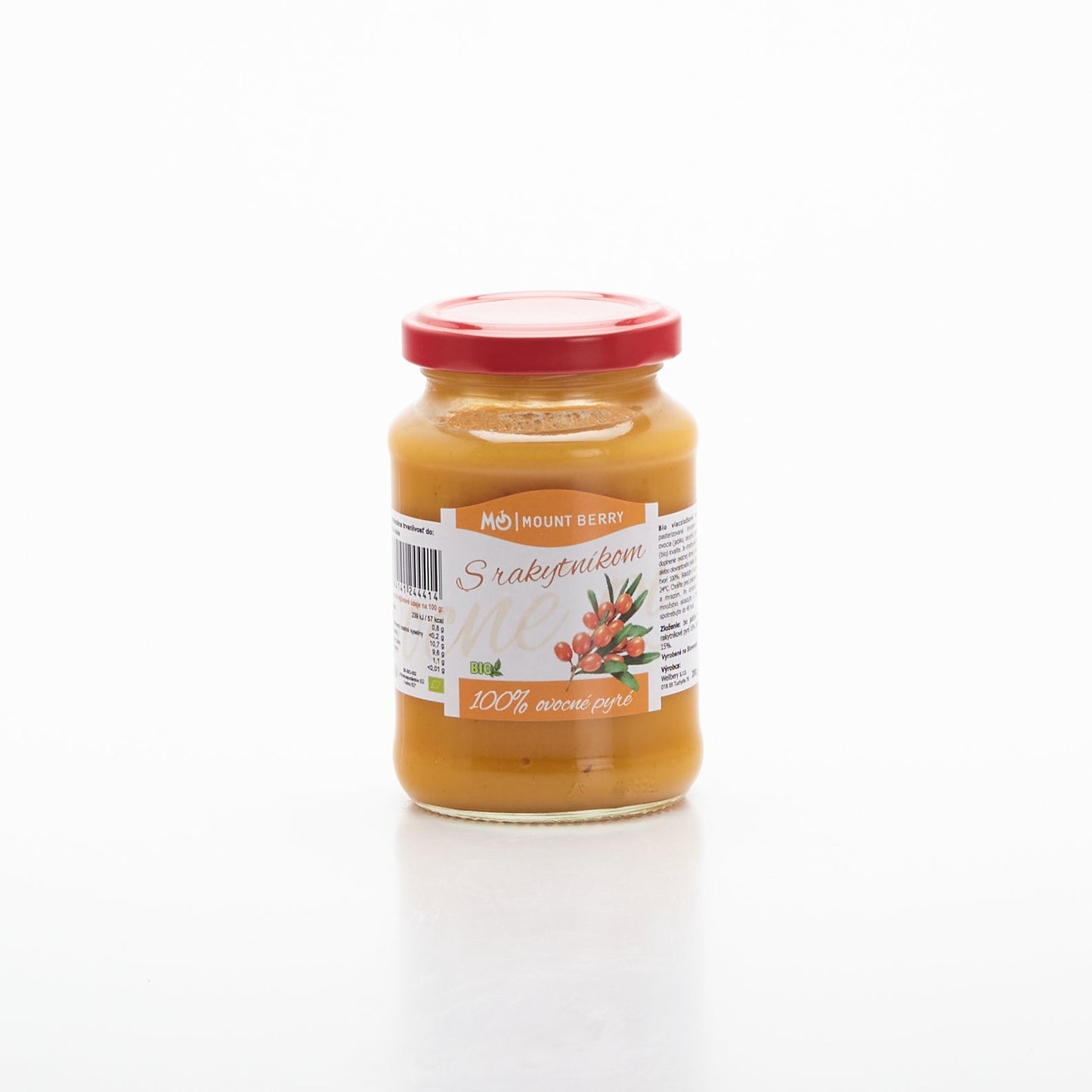 BIO Ovocné pyré s rakytníkom 200g