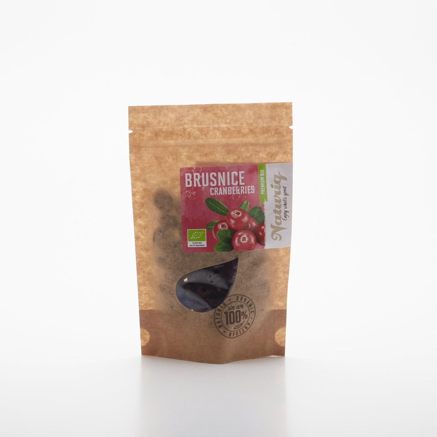 BIO Brusnice sušené Premium 100g