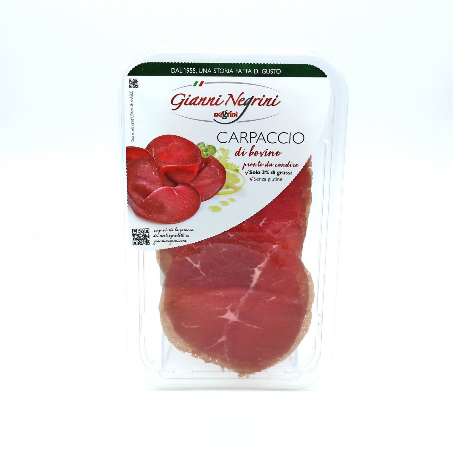 Carpaccio hovädzí nárez 80g