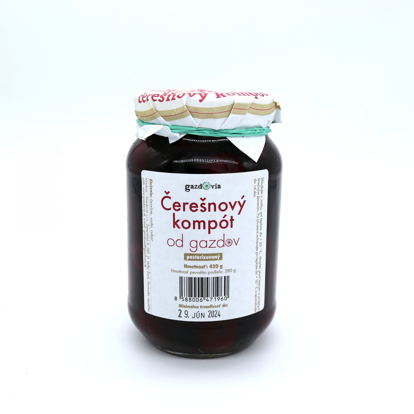 Čerešňový  kompót od gazdov 430g