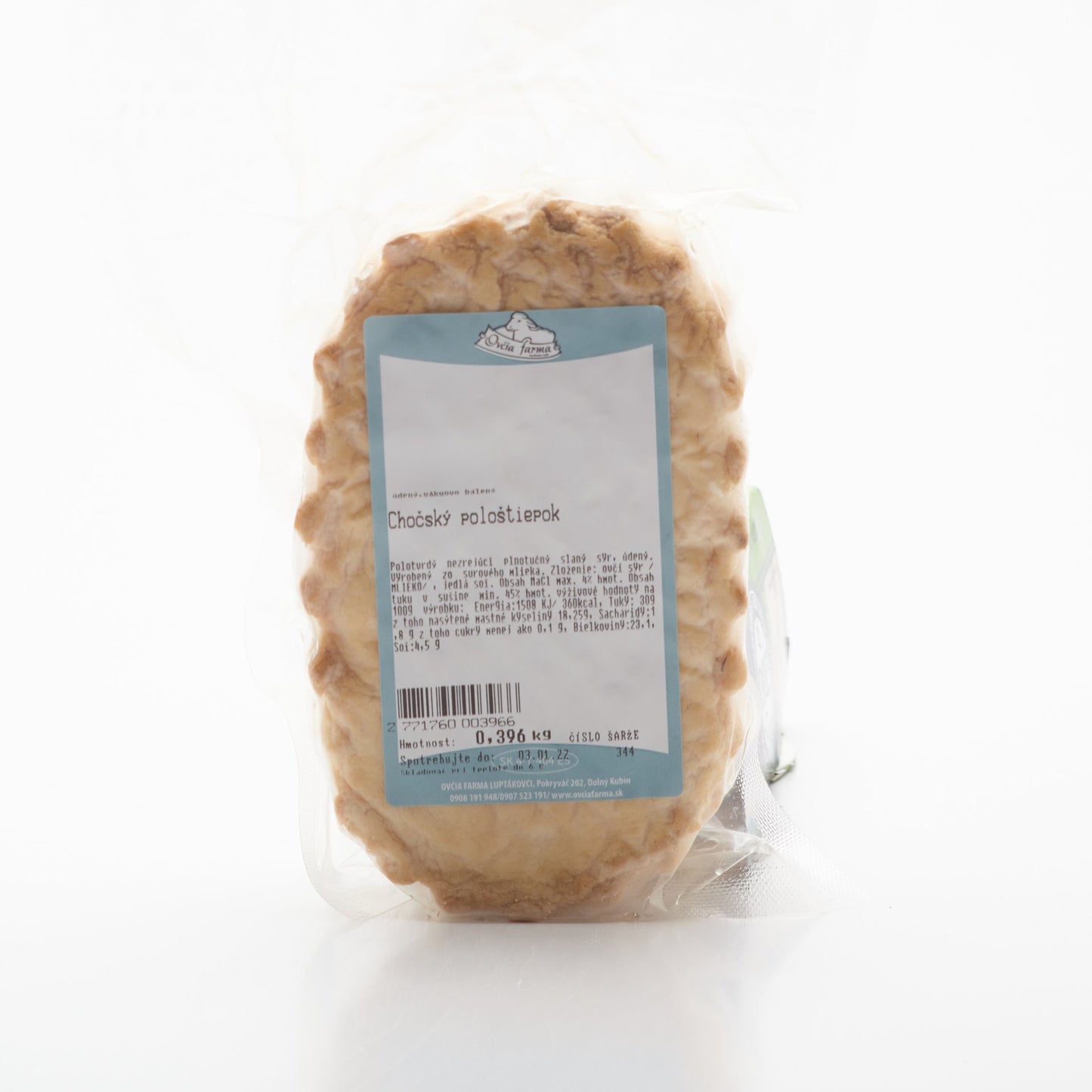 Chočský pološtiepok údený