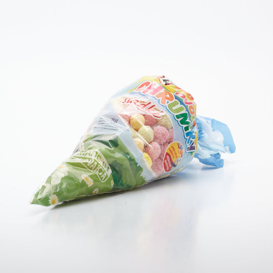 Chrumky s ovocnou príchuťou - kornút 75g