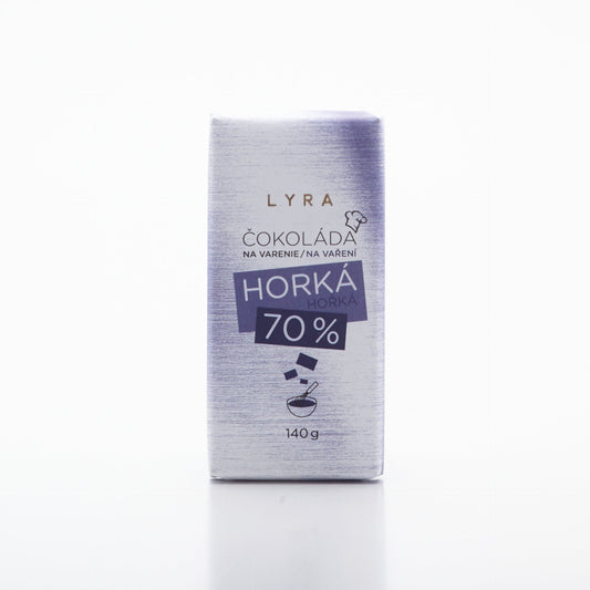 Čokoláda na varenie horká 70% 140g