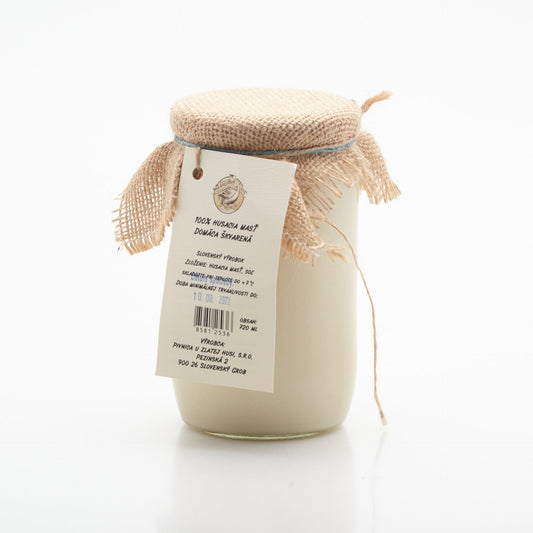 Domáca 100% husacia masť škvarená 720ml