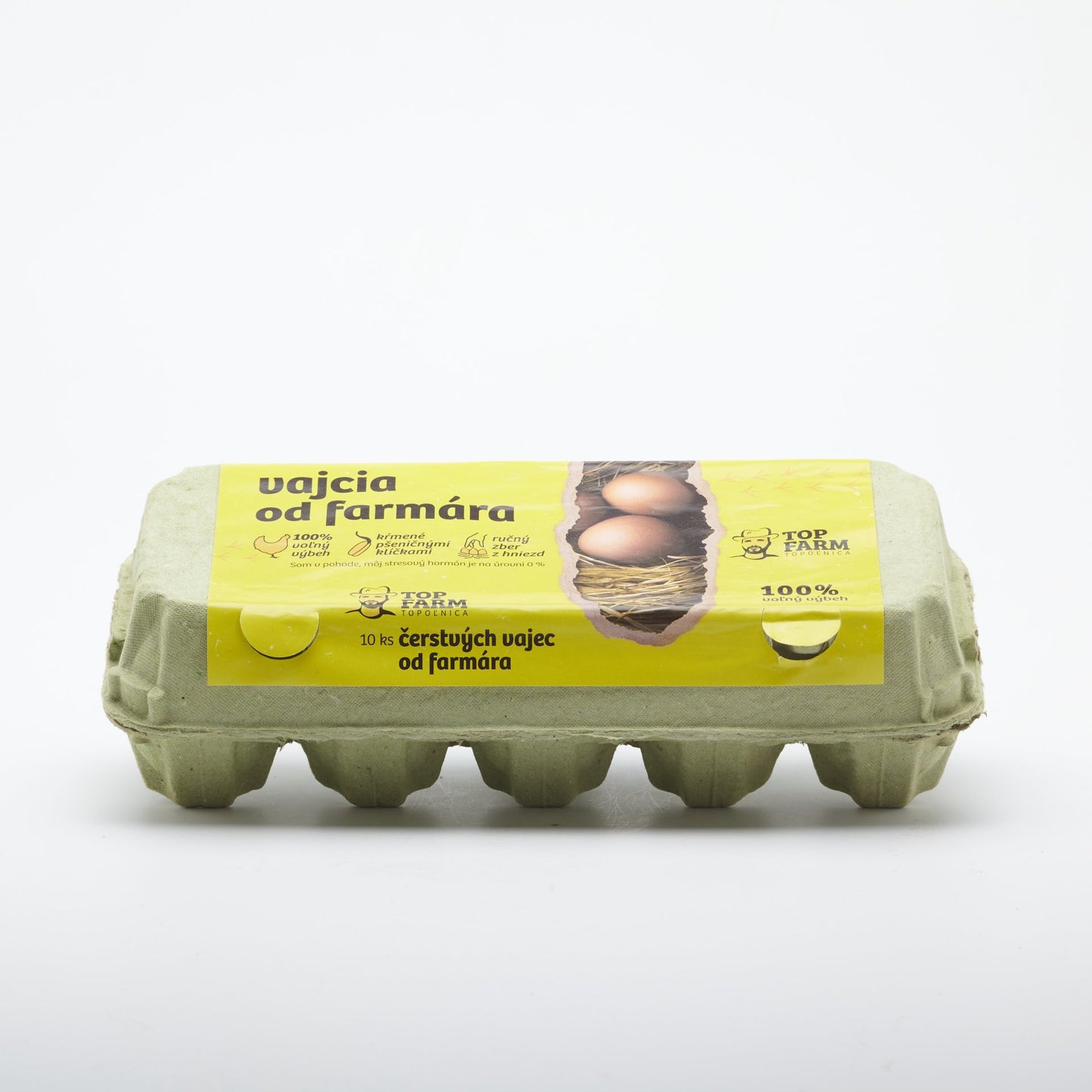 Farmárske vajcia voľný výbeh 10ks