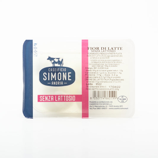 Fior di latte senza lattosio 200g