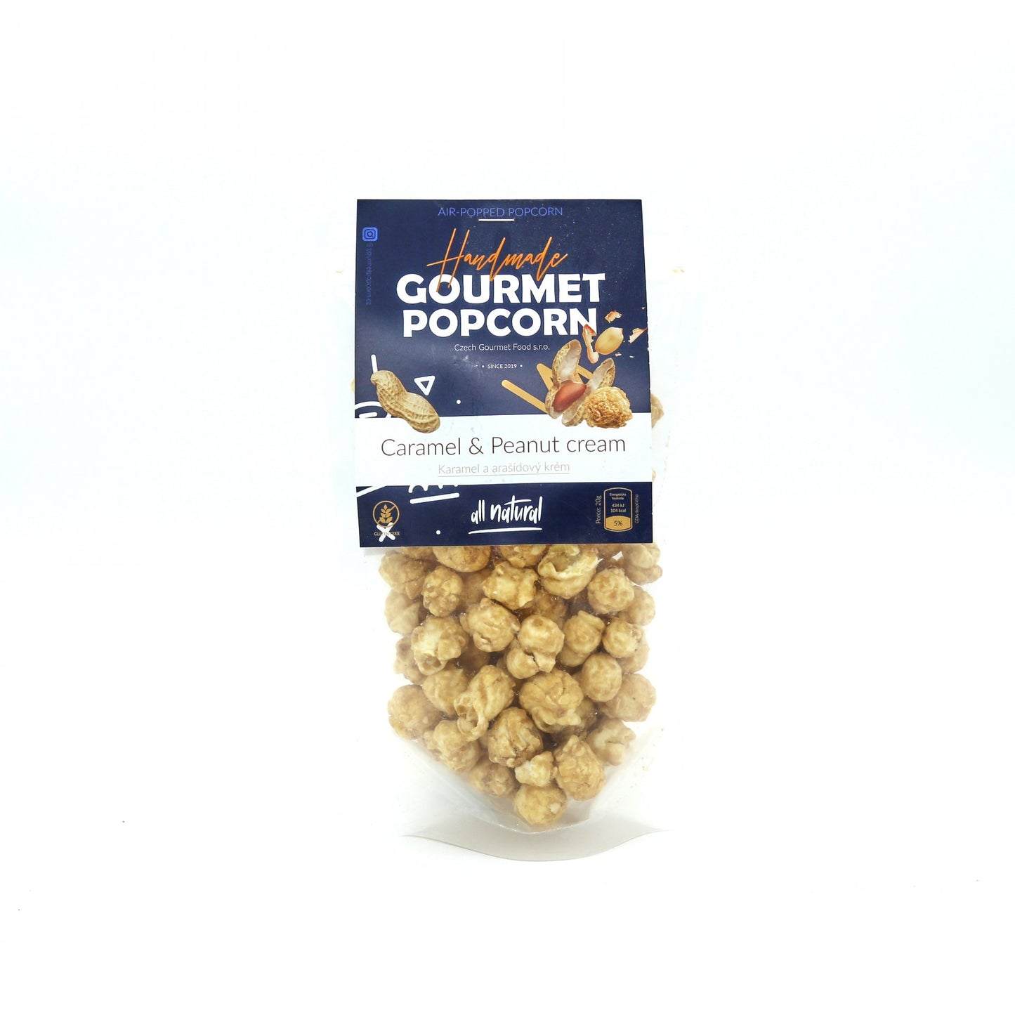 Gourmet Popcorn Karamel a arašidy 70g