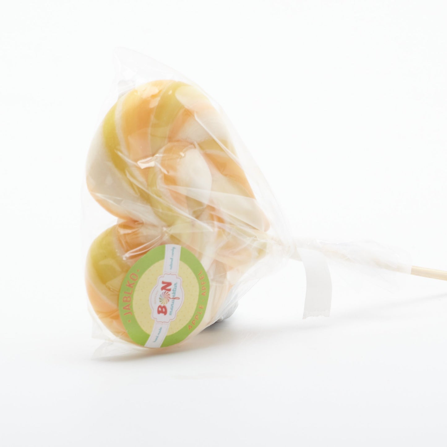 Handmade lízanka srdce, jablko 45g