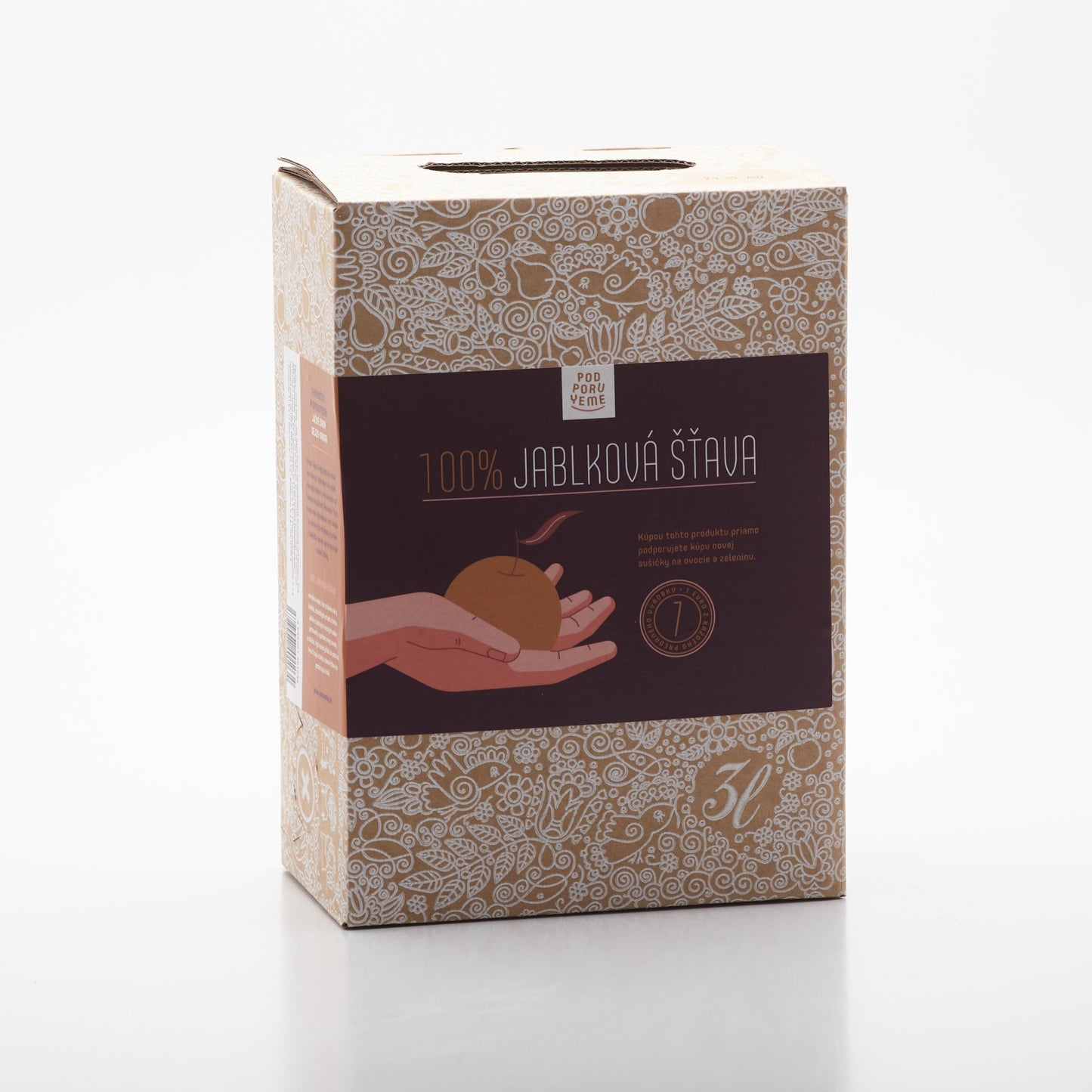 Jablková šťava 100% 3l