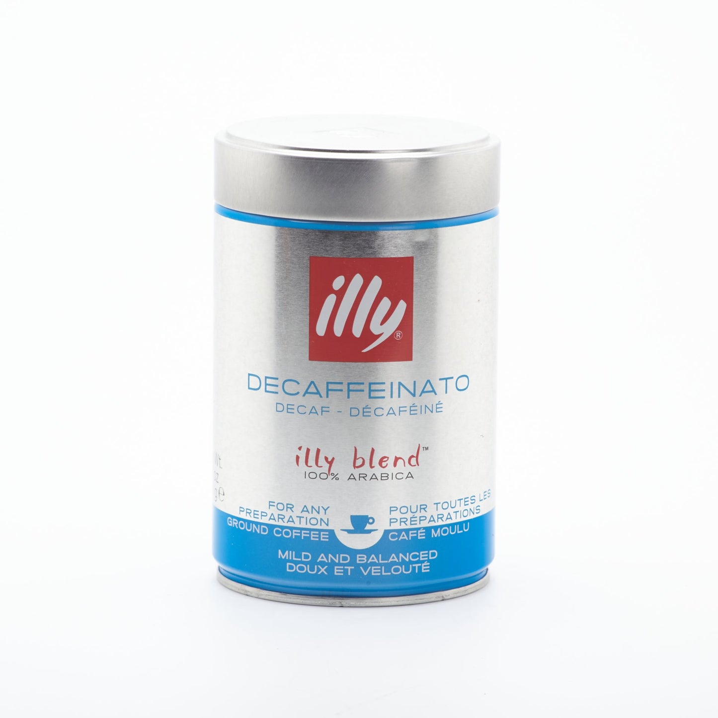 Káva Illy mletá bezkofeínová 250g