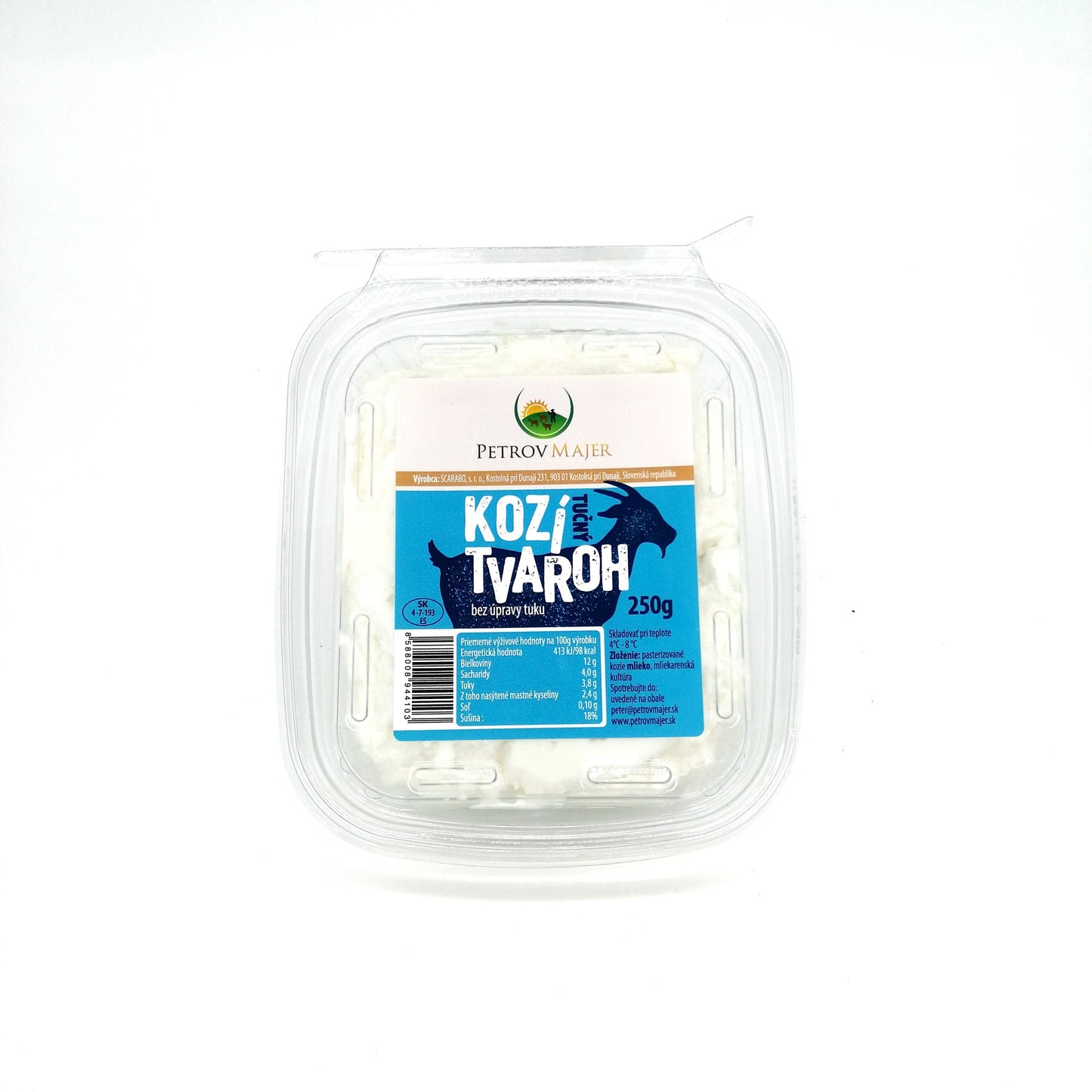 Kozí tučný tvaroh 250 g