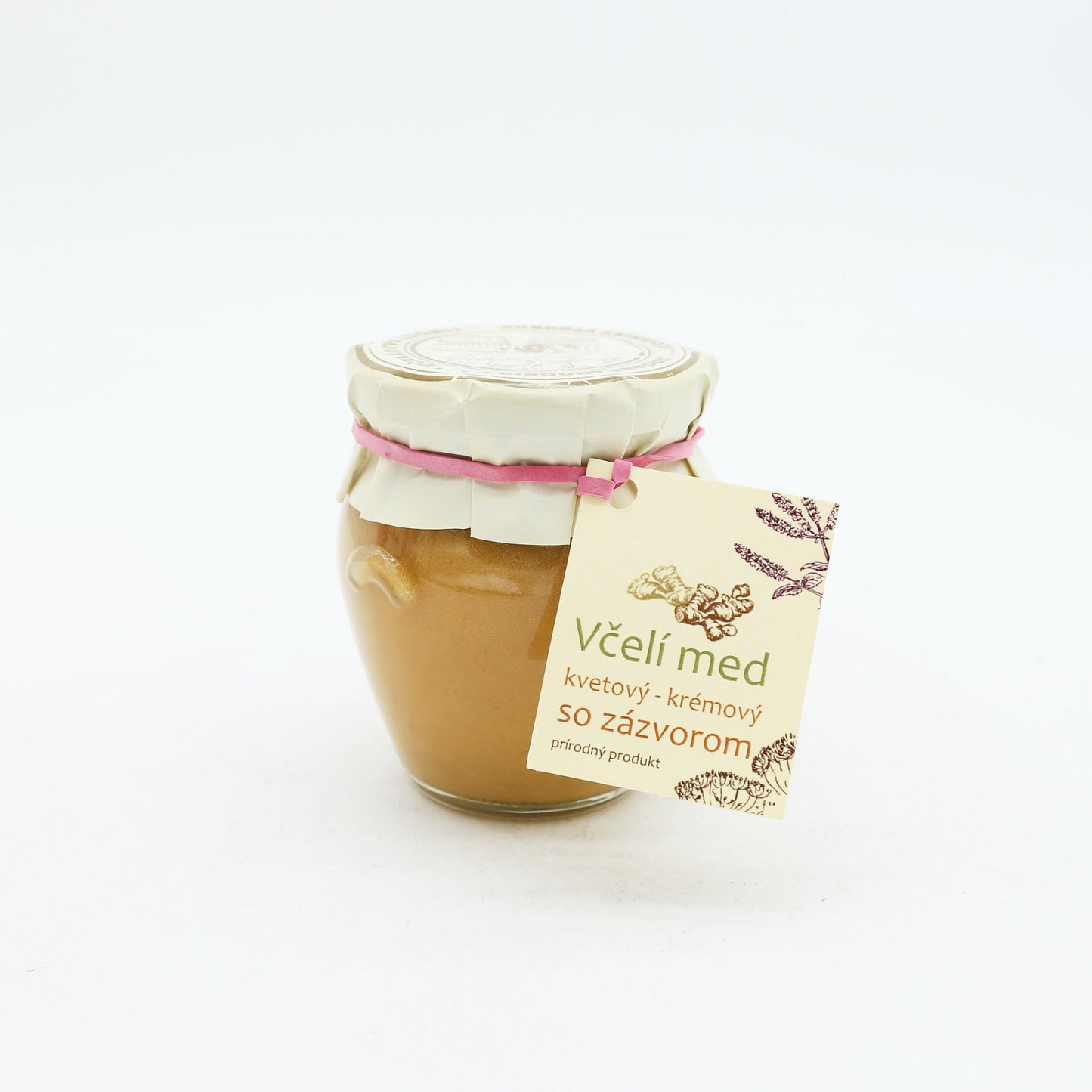 Krémový med s čerstvým zázvorom 250g