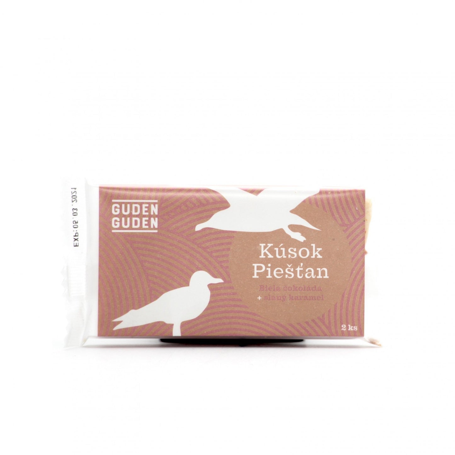 Kúsok Piešťan biela čoko&karamel 25g