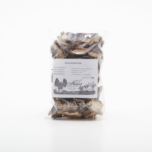 Lesná zmes sušených húb 25g