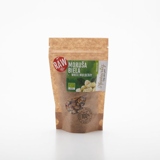 BIO Moruša biela sušená RAW Premium 100g