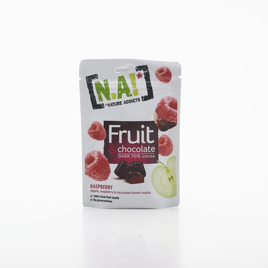 N.A! ovocné kúsky Malina v čokoláde 35g
