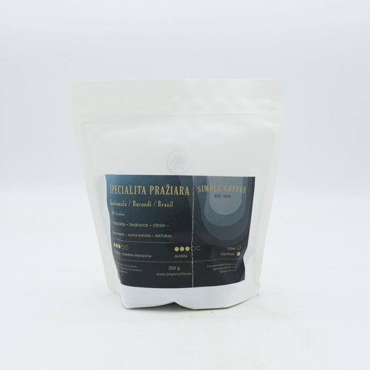Simply Coffee špeciál pražiara 250g