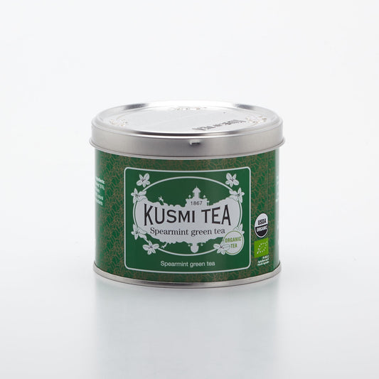 Kusmi BIO Spearmint green plechovka 100g